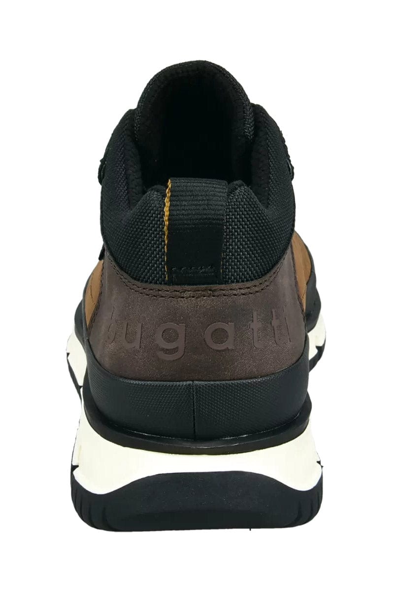 Bugatti Samper Leather Trainers - Cognac Brown