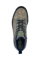 Bugatti Samper Leather Trainers - Taupe/Grey