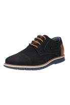 Bugatti Simone Comfort Suede Leather Shoes - Dark Blue