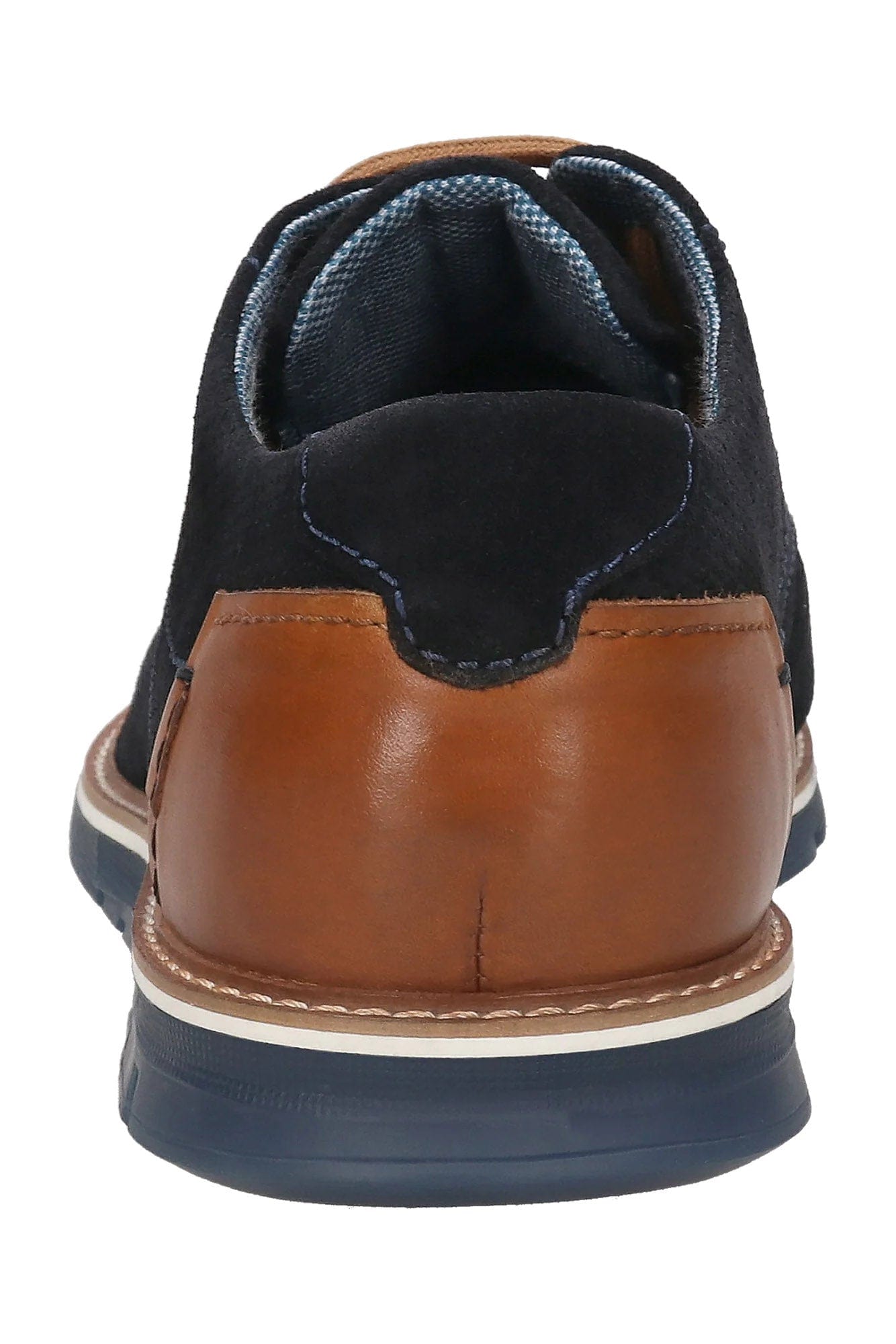 Bugatti Simone Comfort Suede Leather Shoes - Dark Blue