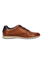 Bugatti Thorello Leather Trainers - Cognac