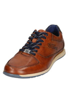 Bugatti Thorello Leather Trainers - Cognac