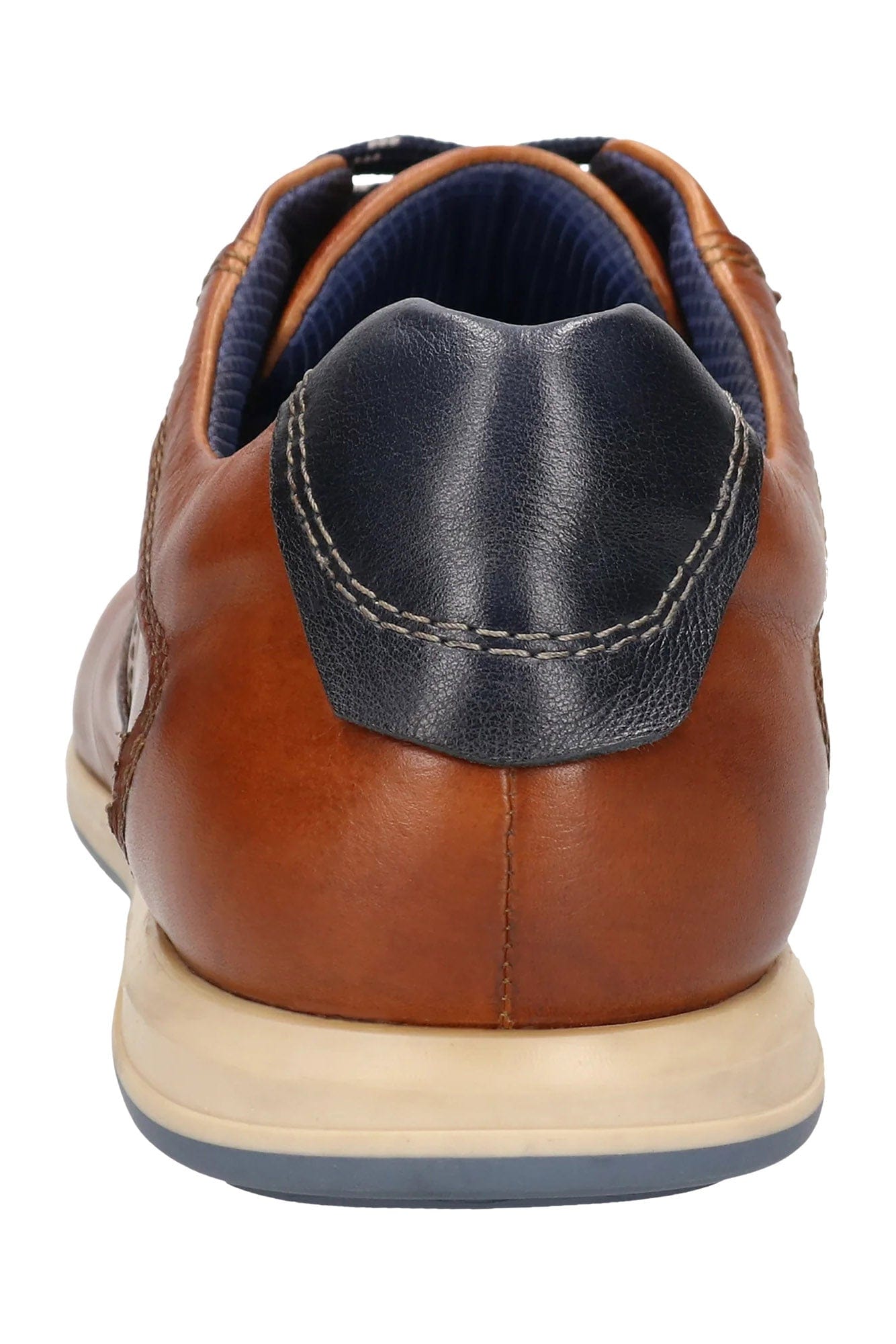 Bugatti Thorello Leather Trainers - Cognac