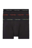 Calvin Klein Cotton Stretch Trunks - 3 Pack - B-Faded Grey/Samba/Evergreen Logo