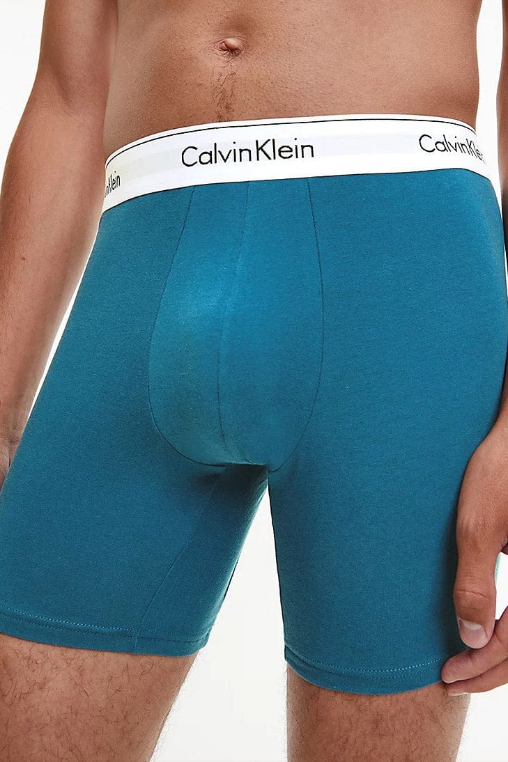 Calvin Klein Modern Cotton Stretch Trunks - 3 Pack - Legion Blue