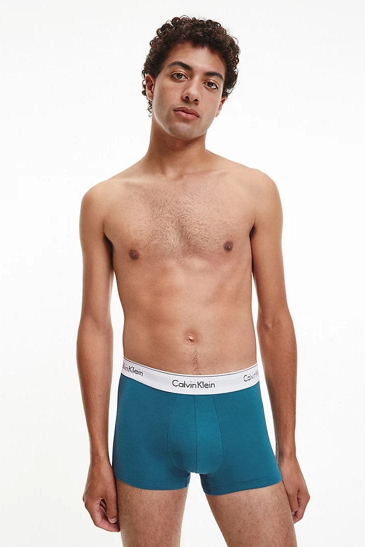 Men's Calvin Klein 3-pack Modern Cotton Stretch Boxer Brief  White/Exact/Black