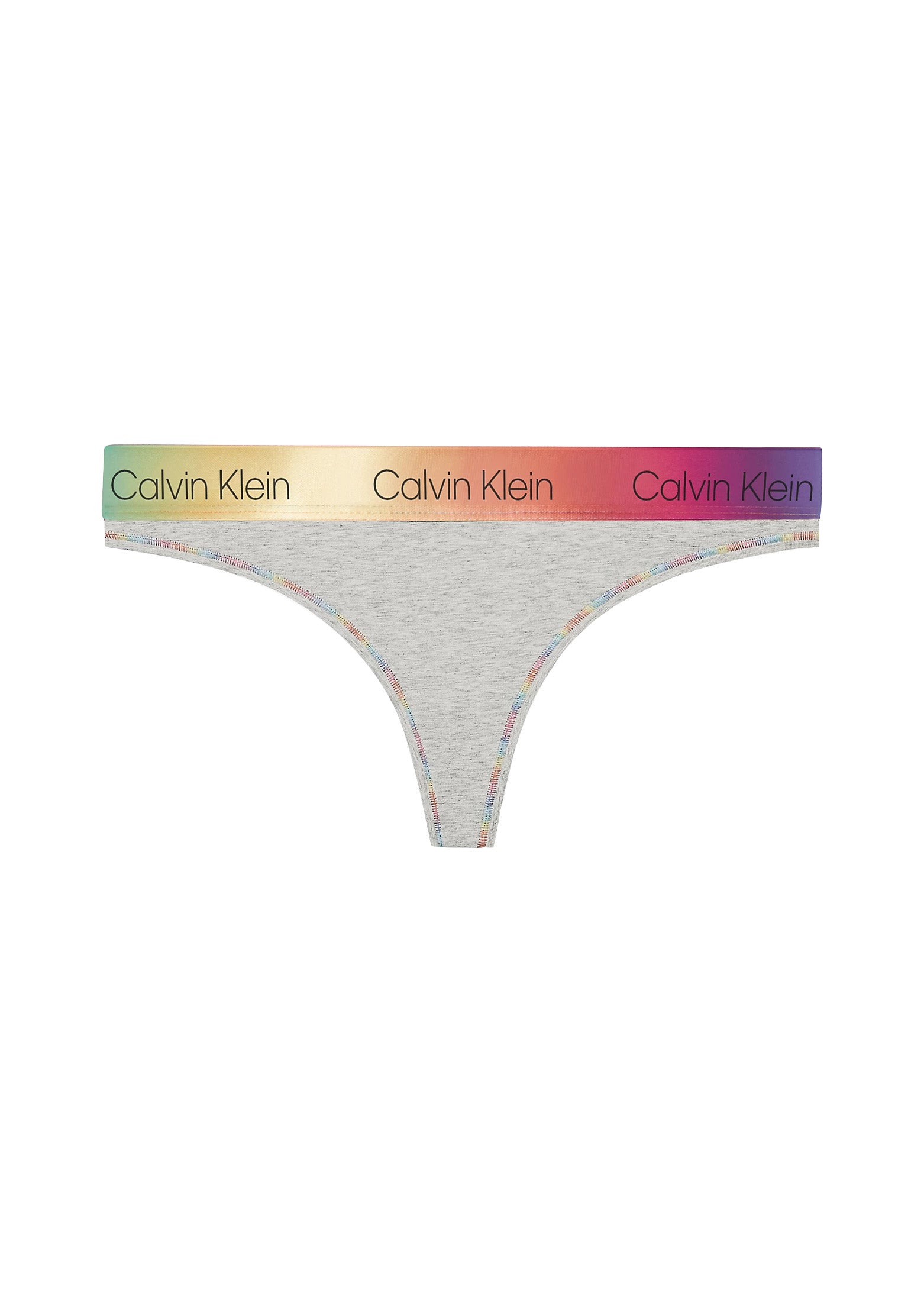 CALVIN KLEIN Modern Cotton Thong - CHARCOAL