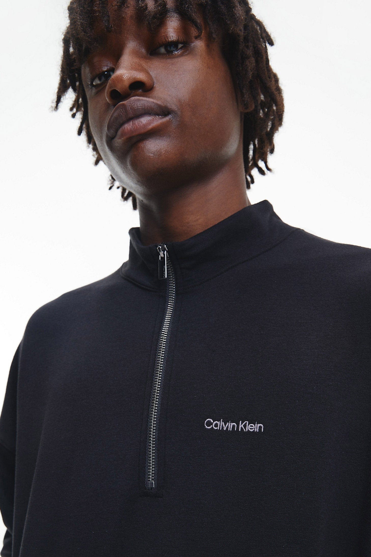 Calvin klein quarter zip sweater hotsell