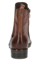 Caprice Chelsea Leather Ankle Boots - Cognac Nappa