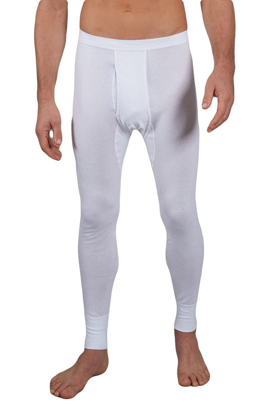 Ceceba Organic Cotton Thermal Long Johns - White