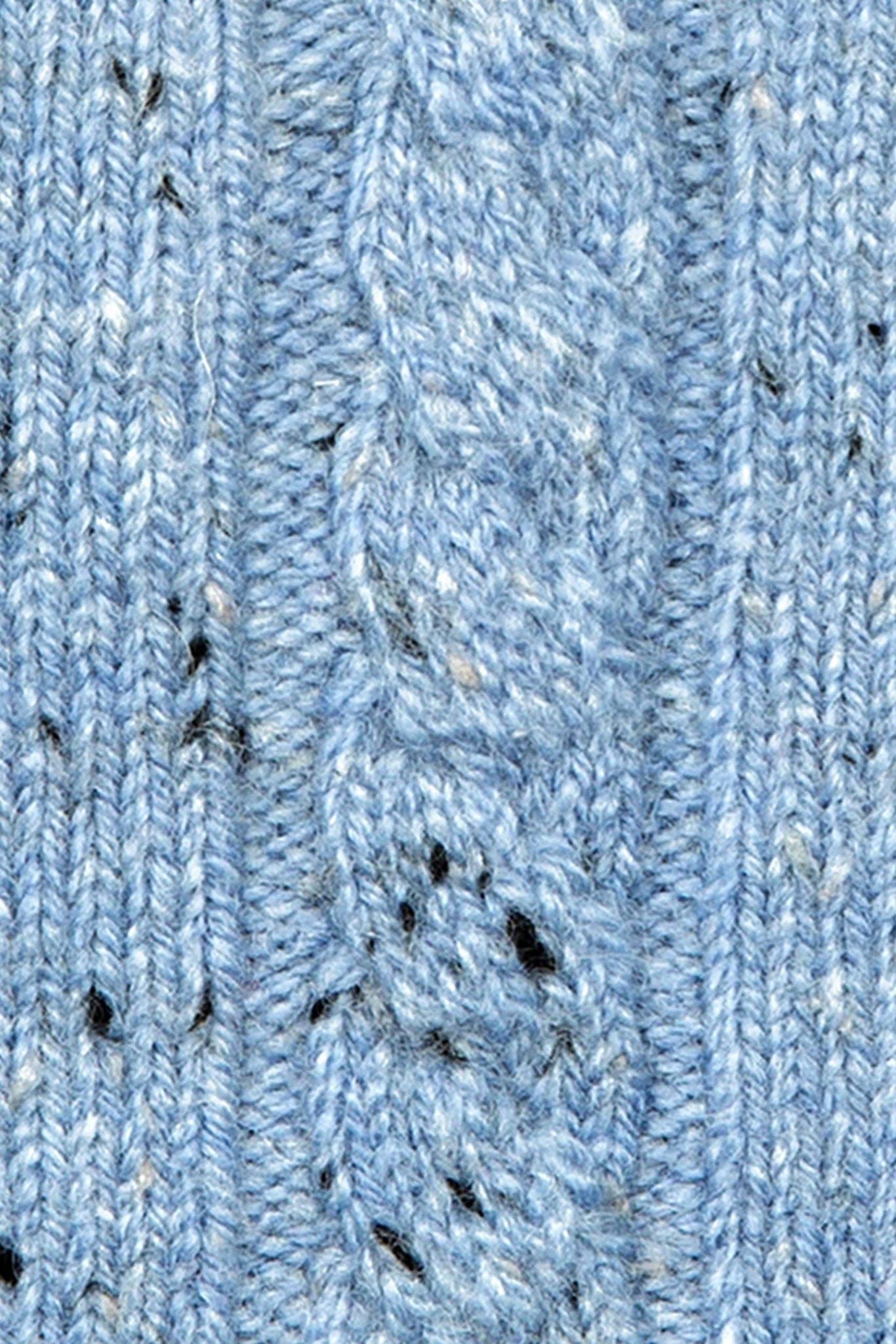 Dents Cable Knit Marl Gloves - Cornflower 6-3278_CORNFLOWER_OS