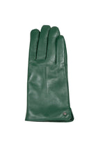 Dents Faux Fur-Lined Touchscreen Leather Gloves - Forest