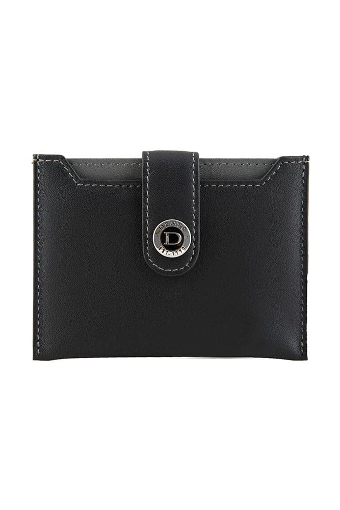 Dents RFID Protected Leather Credit Card Holder - Black/Slate 23-5551_BLACK/SLATE_OS