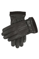 Dents Sherborne Leather Gloves with Stitch Detail - Brown