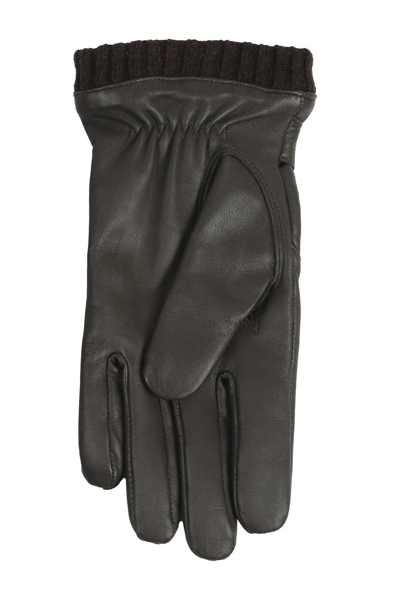 Dents Sherborne Leather Gloves with Stitch Detail - Brown