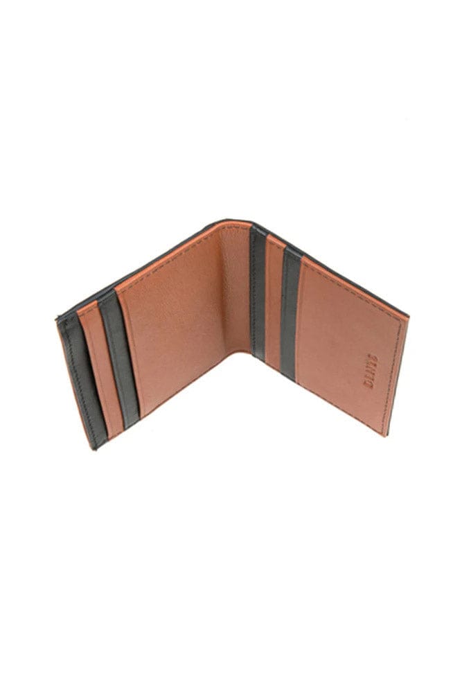 Dents Smooth Leather Card RFID Holder - Black/Highway Tan 23-5540_BLACKTAN_OS