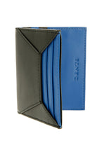 Dents Smooth Leather Card RFID Holder - Black/Royal Blue 23-5540_BLACKROYAL_OS