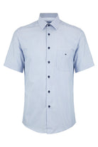 Drifter Geneva Stripe Short Sleeve Shirt - Blue/White