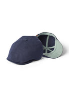 Failsworth Hudson Cotton Canvas Newsboy Cap - Navy/Mint