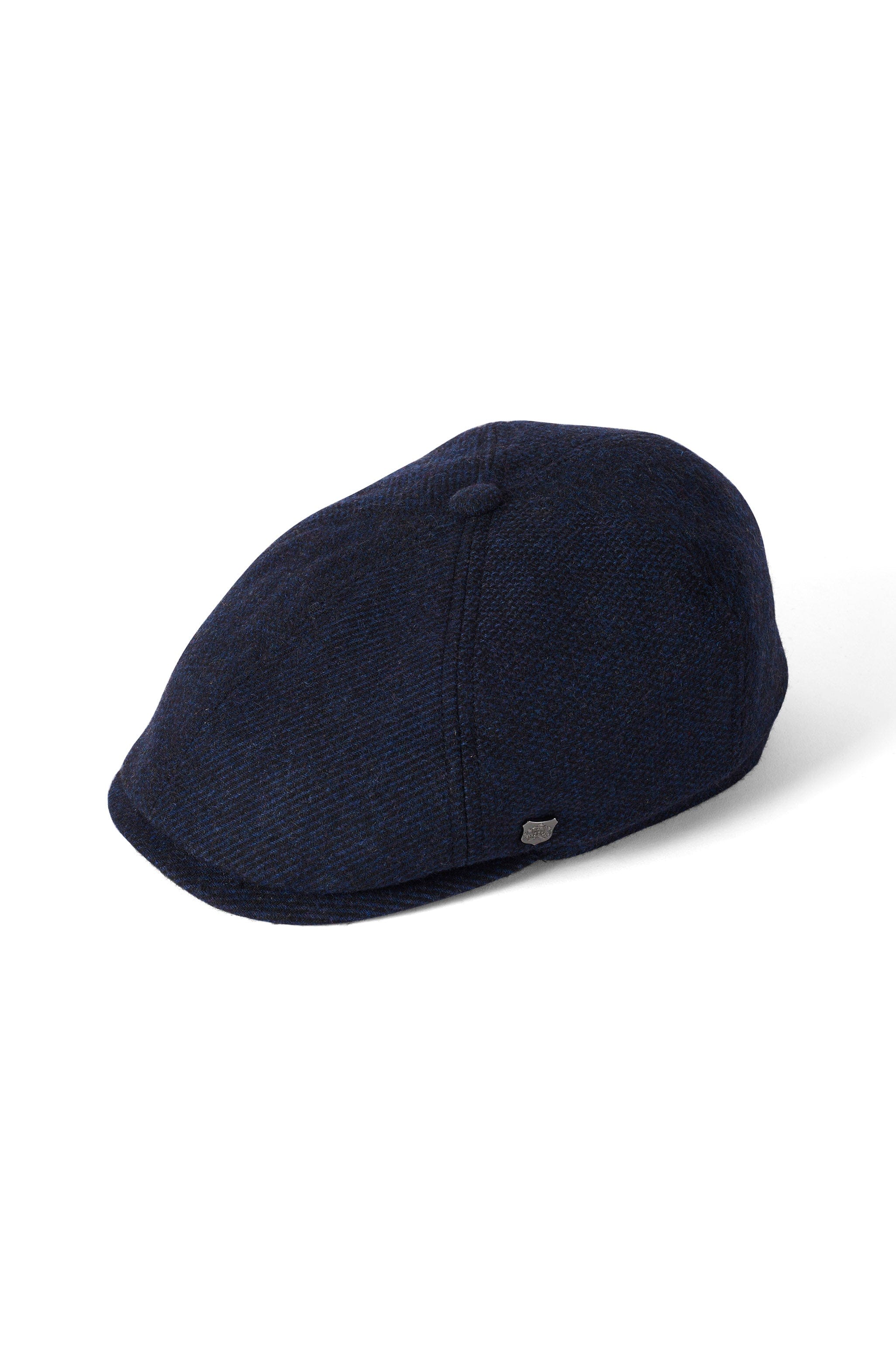 Failsworth Hudson Mix Wool Mix Newsboy Cap - Blue