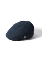 Failsworth Stornoway Harris Tweed Flat Cap - Blue