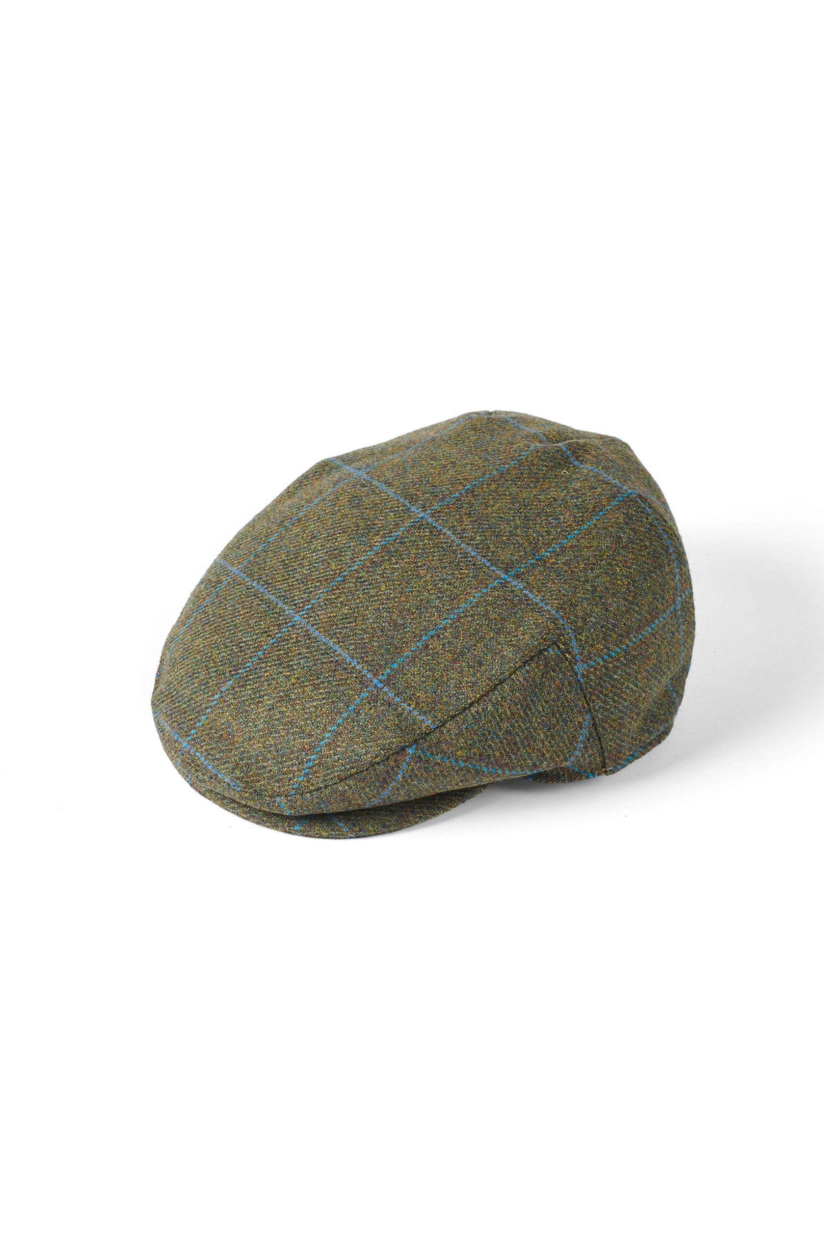 Failsworth Tweed Porelle Waterproof Cap - Green/Blue