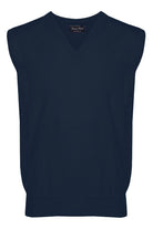 Franco Ponti Light Weight Merino Wool Slipover - Navy