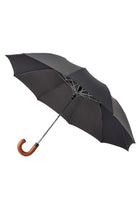 Fulton Magnum Auto Folding Umbrella - Wood Handled - Black G512_MAGNUMAUTONO1_BLACK