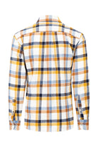 Fynch Hatton Check Brushed Cotton Long Sleeve Shirt - New Dijon