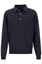 Fynch Hatton Cotton Rugby Shirt - Navy