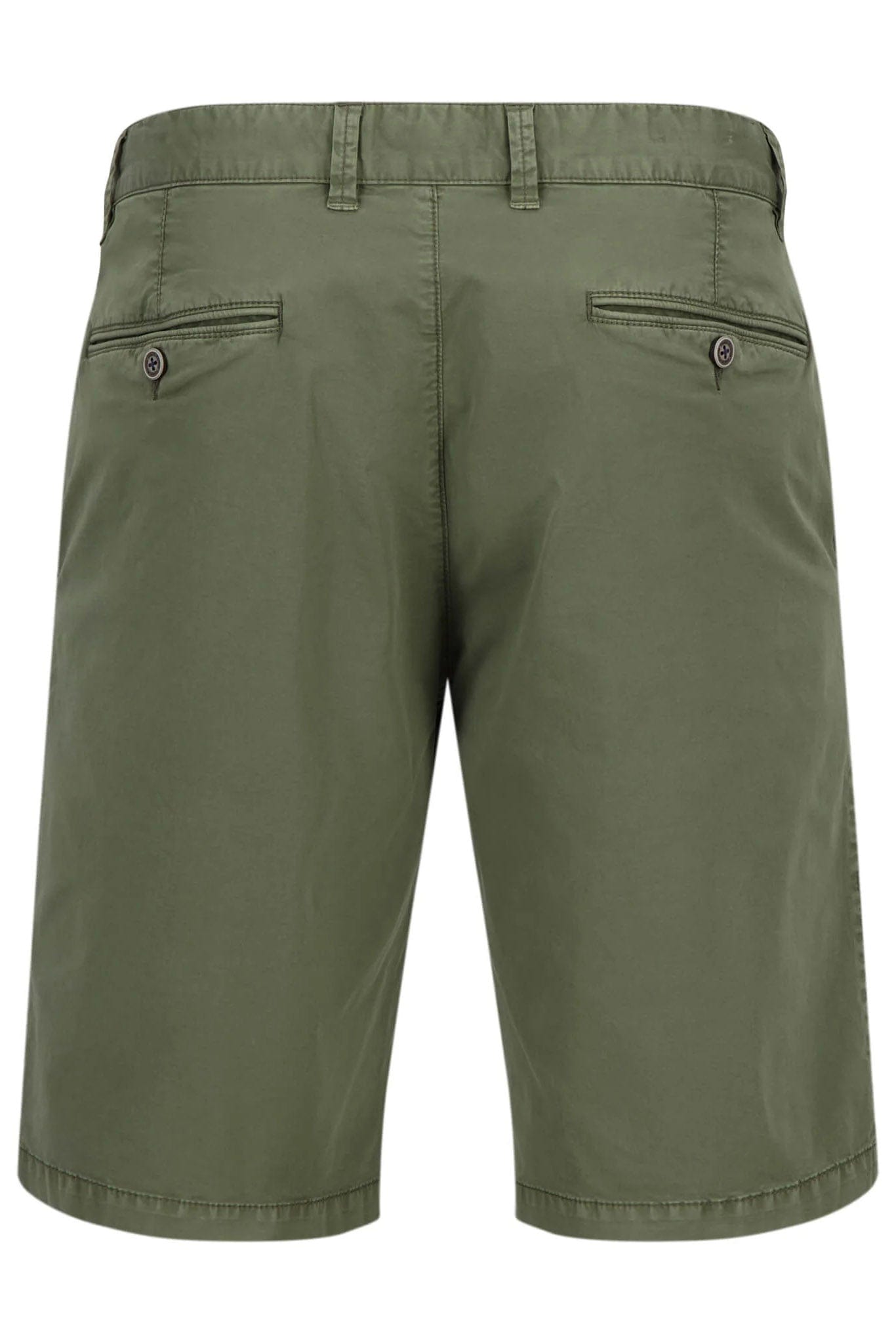 Fynch Hatton Cotton Stretch Shorts - Dusty Olive