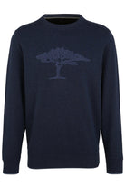 Fynch Hatton Sweatshirt with Tree Logo - Navy