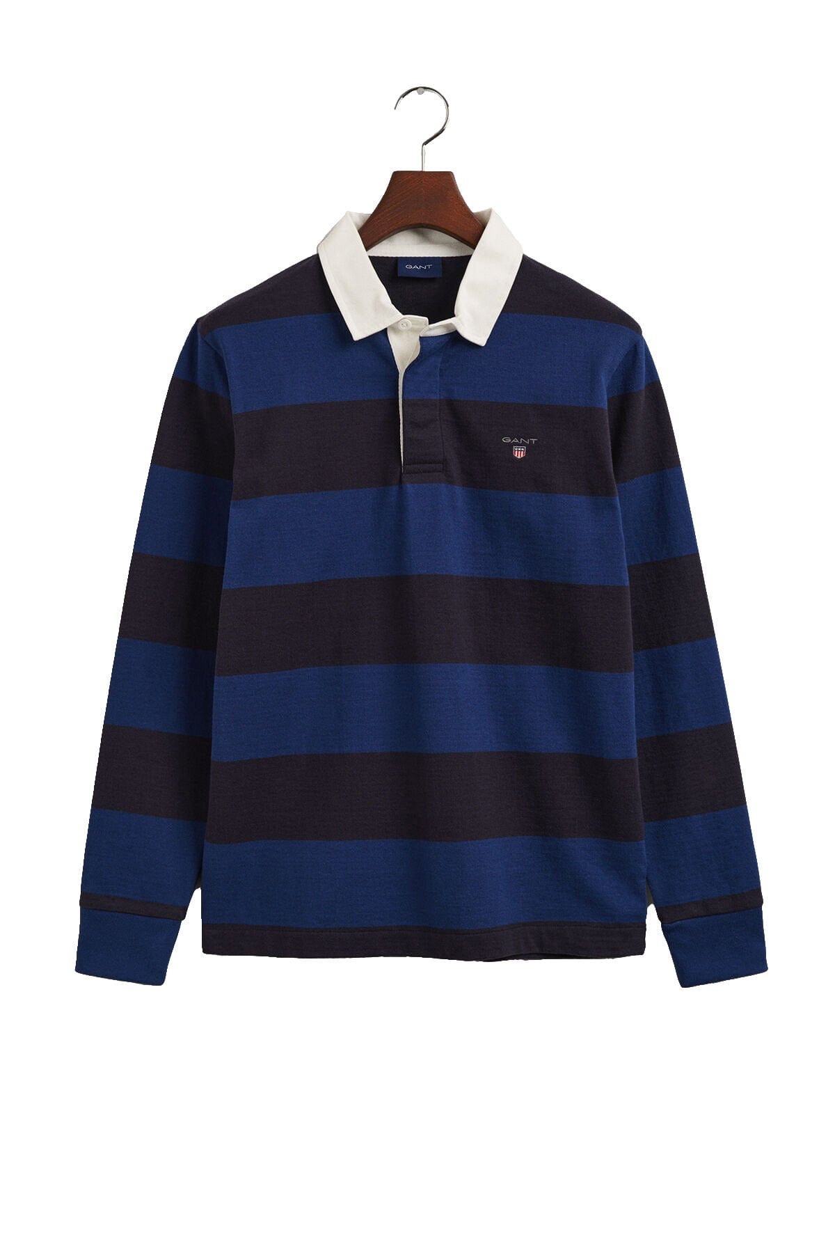 GANT Barstripe Heavy Rugger - Deep Blue