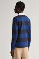 GANT Barstripe Heavy Rugger - Deep Blue