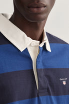 GANT Barstripe Heavy Rugger - Deep Blue