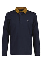 GANT Corduroy Collar Heavy Rugger - Evening Blue