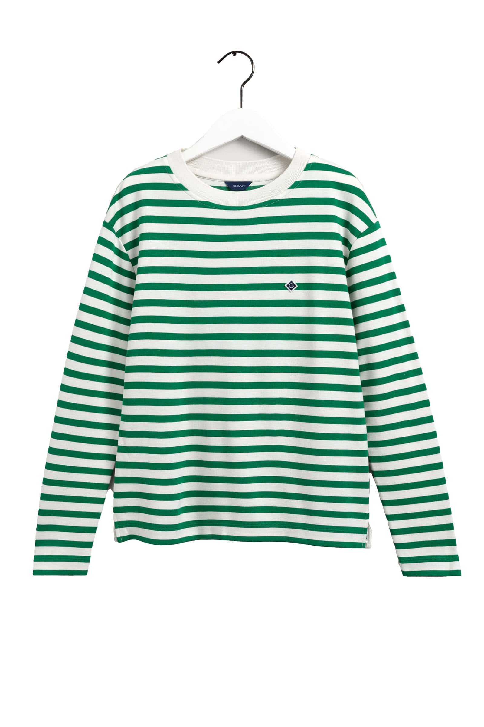 GANT Iconic G Striped T-Shirt - Lavish Green