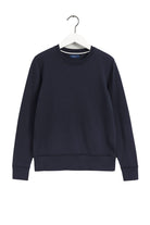 GANT Light Cotton Crew Neck Jumper - Evening Blue