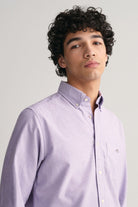 GANT Regular Fit Oxford Shirt - Lilac