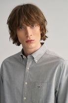 GANT Regular Fit Oxford Shirt - Washed Out Black