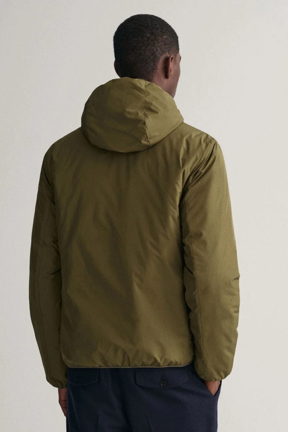 GANT Reversible Hooded Jacket - Dark Cactus