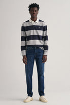 GANT Slim Gant Jeans - Dark Blue Worn In