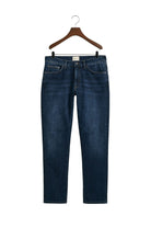 GANT Slim Gant Jeans - Dark Blue Worn In