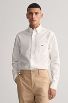 GANT Slim Oxford Shirt - White