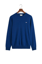 GANT Superfine Lambswool Crew Neck - College Blue