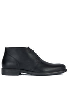 Geox Men's Terence Tumbled Leather Ankle Boots - Black