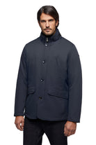 Geox Men's Tevere EcologicWARM Synthetic Down Jacket - Dress Blues