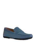 Geox Mens Kosmopolis Suede X-Grip Loafer - Jeans