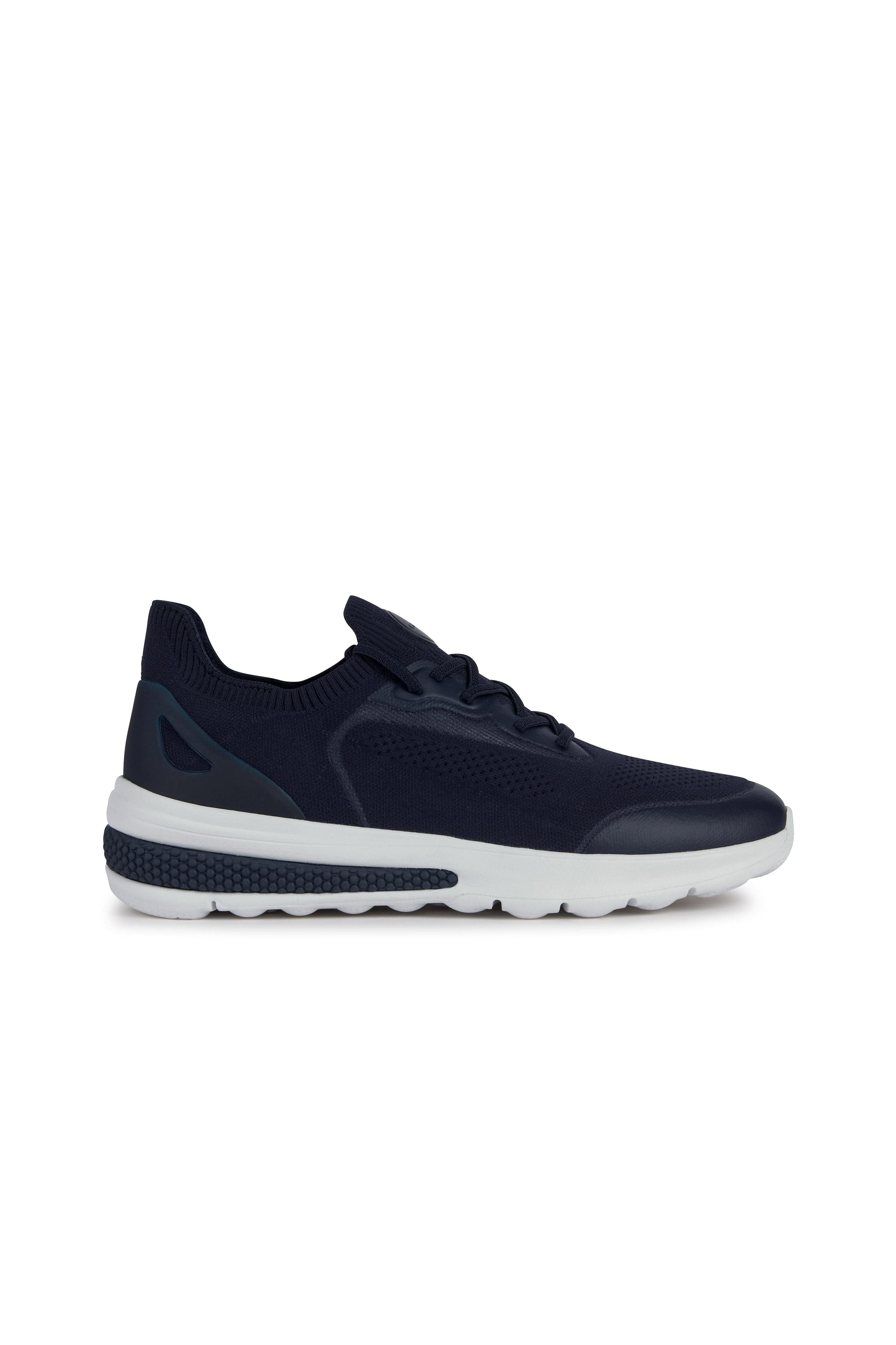 Geox Mens Spherica Actif Knit Trainers - Navy