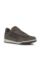 Geox Mens Spherica Ec3 Suede Trainers - Taupe